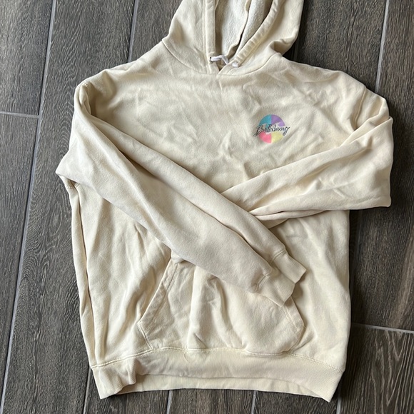 Yellow Billabong Hoodie, size Medium - Picture 2 of 2